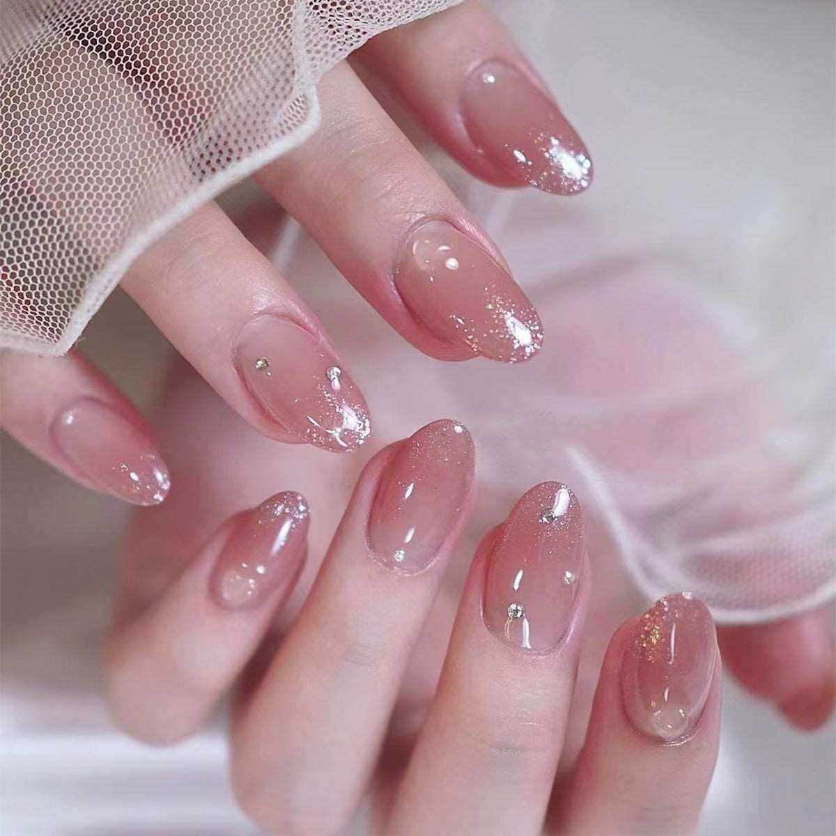 Blushing Romance - Press On Nails
