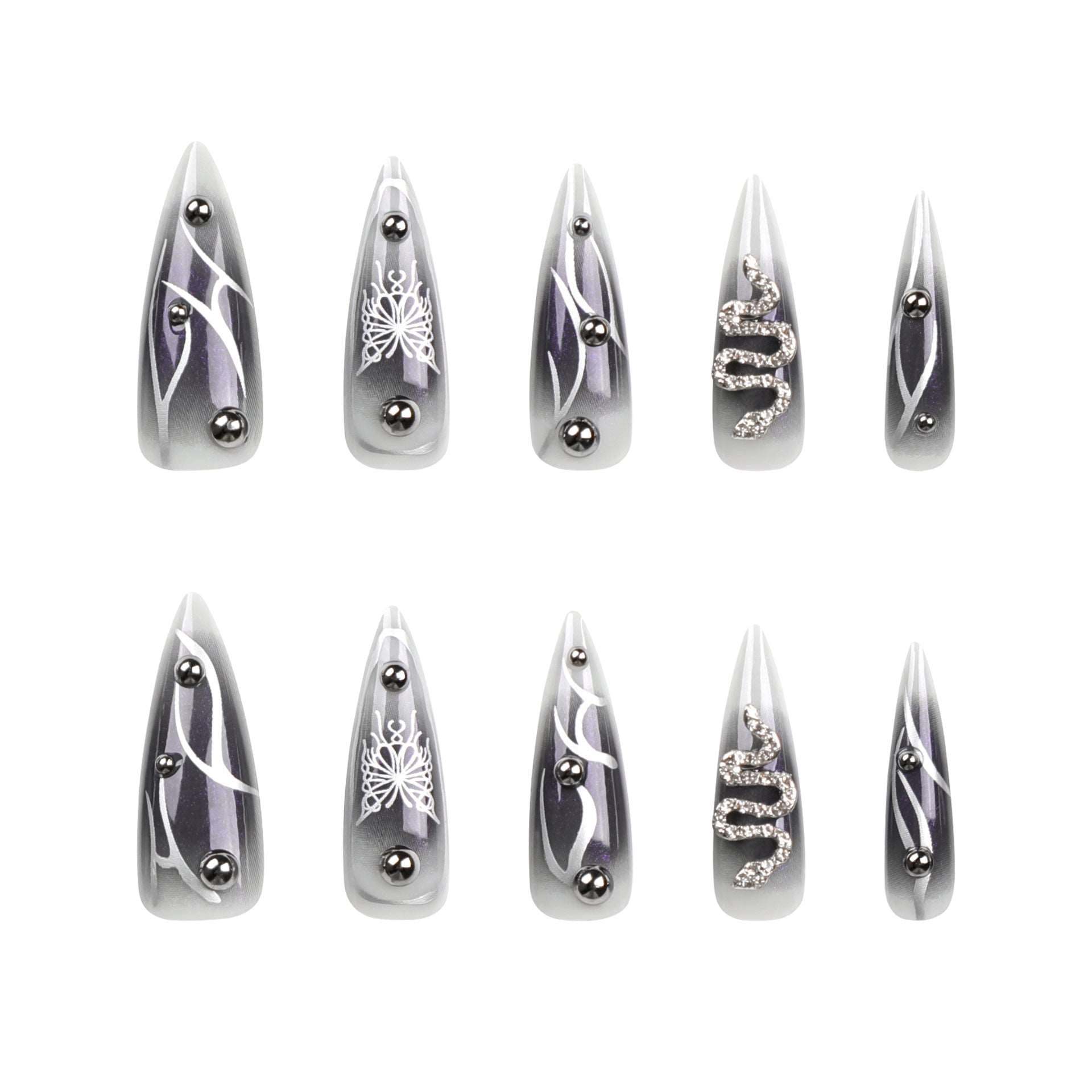 Diamondback Dazzle - Press On Nails