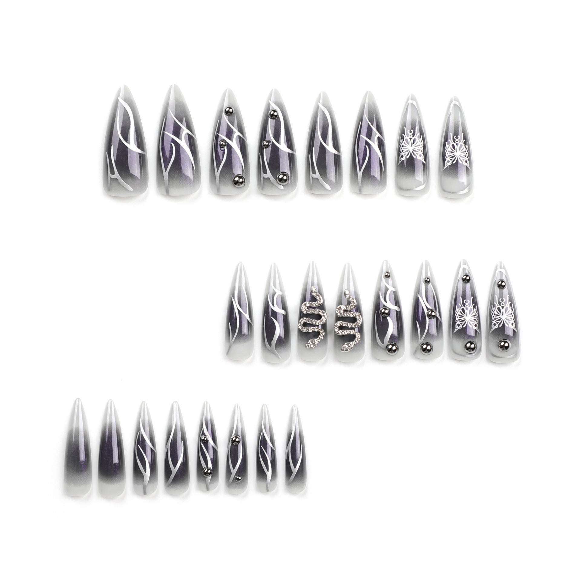 Diamondback Dazzle - Press On Nails