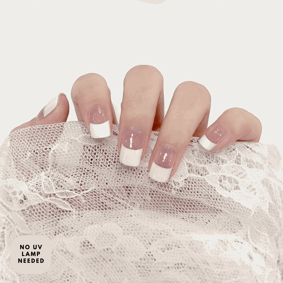 First Love (Transparent)-Gel Nail Strips-Outlined