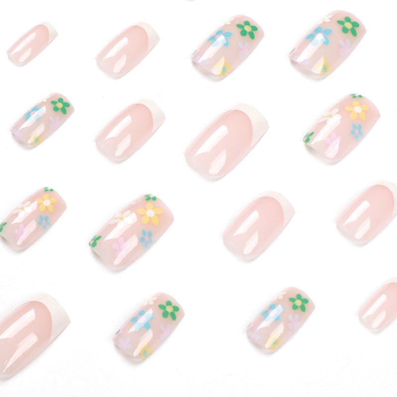 Floral Lace-Press on Manicure-Outlined