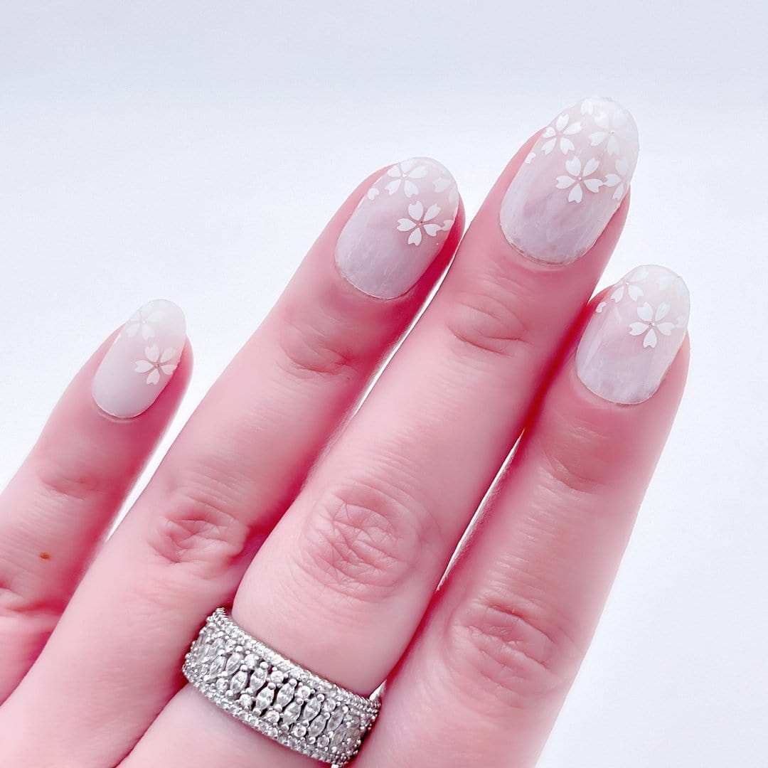Jasmine (Transparent)-Adult Nail Wraps-Outlined