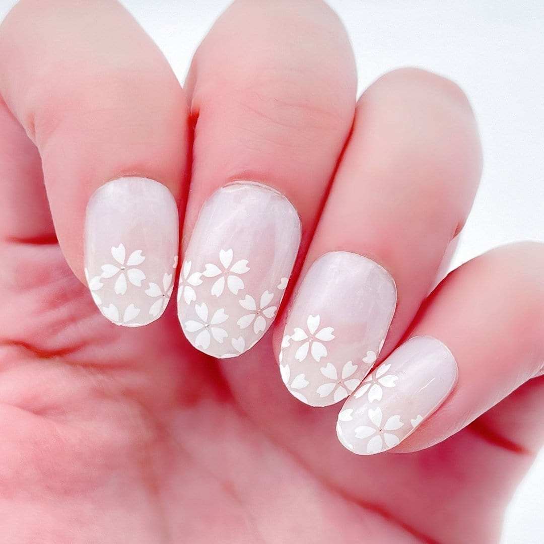 Jasmine (Transparent)-Adult Nail Wraps-Outlined