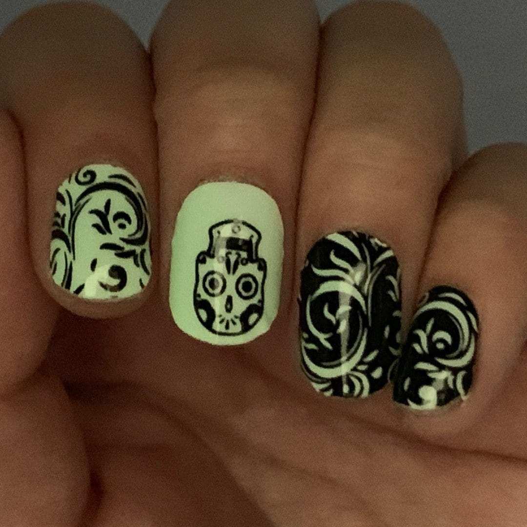 Oh-So Cool (Glow in the Dark)-Adult Nail Wraps-Outlined