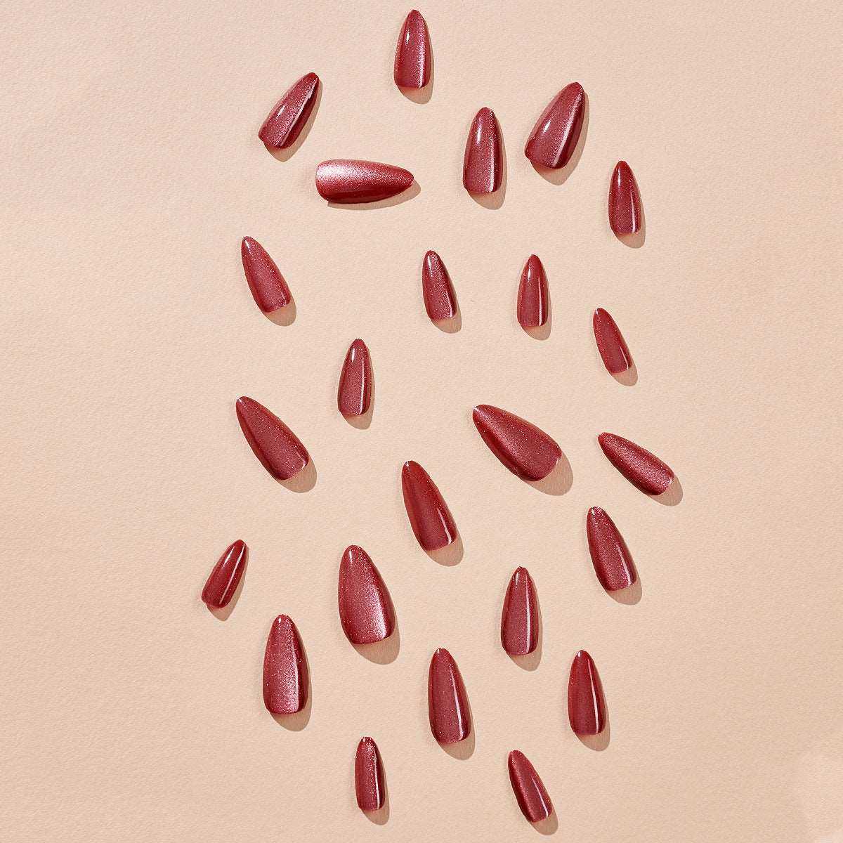 Rouge Bliss-Press on Manicure-Outlined