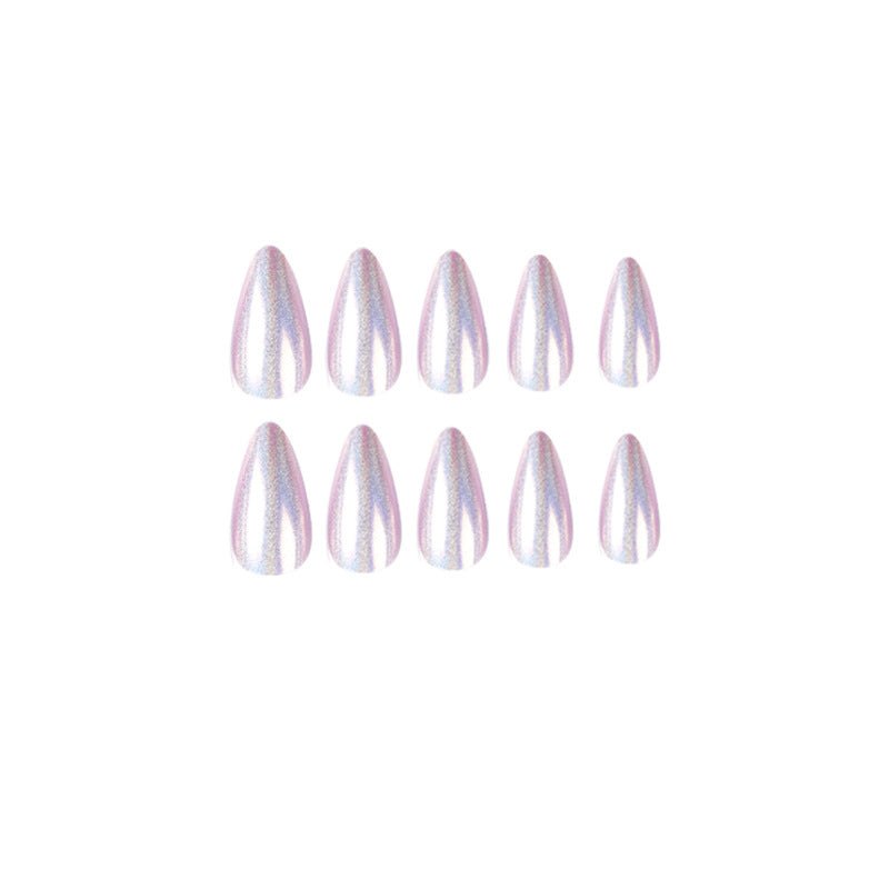 Shine Pink-Press on Manicure-Outlined