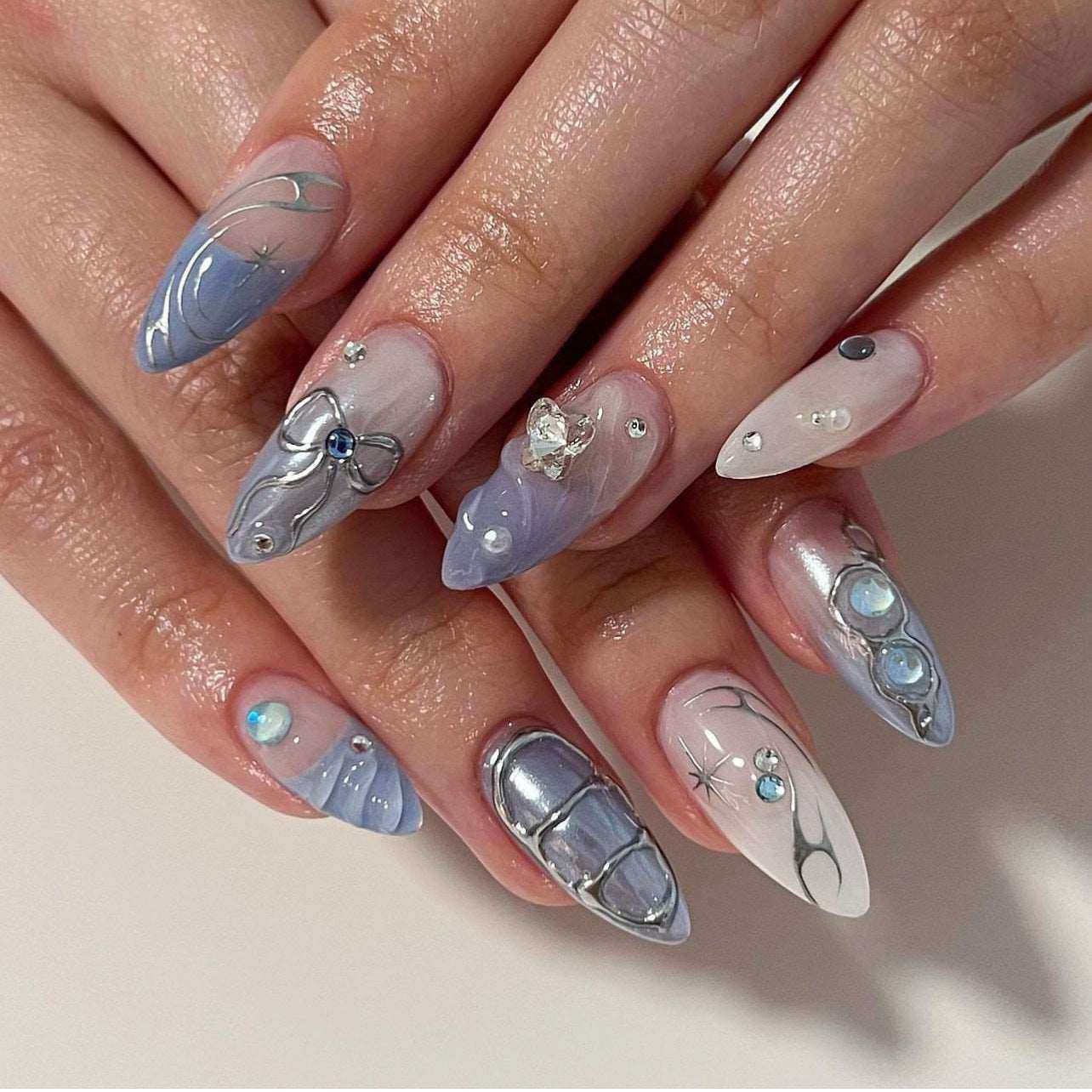 Aqua Fantasy - Press On Nails