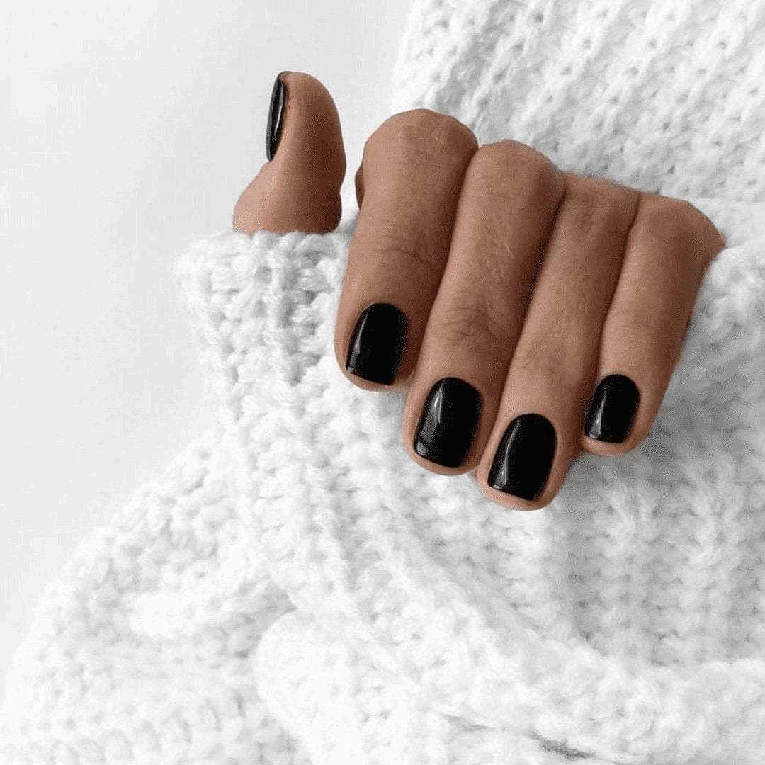 Back to Black-Adult Nail Wraps-Outlined