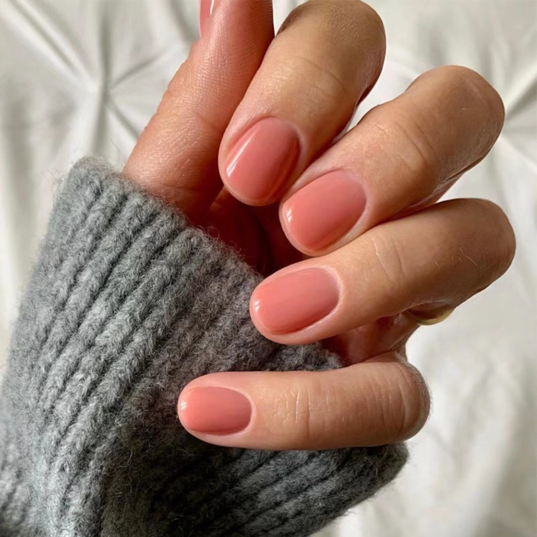 Blushing Rosewater-Press on Manicure-Outlined