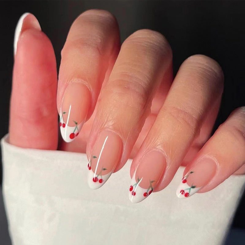 Cherry On Top-Press on Manicure-Outlined