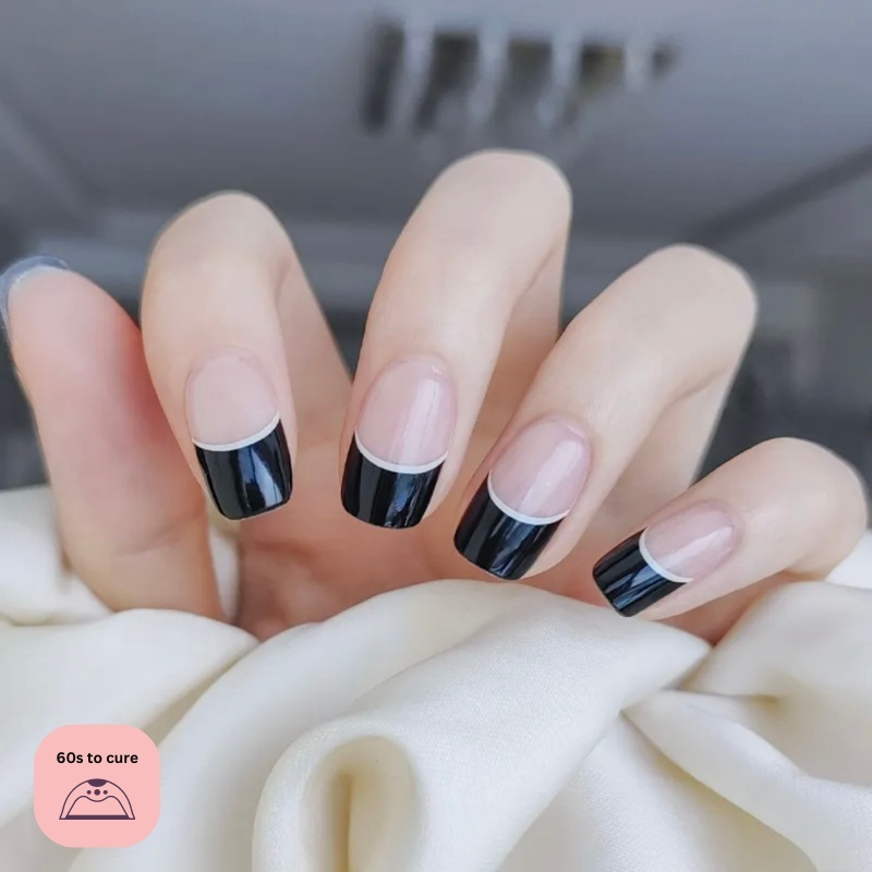 Classic Edge - Outlined Semi Cured Gel Nail Strips