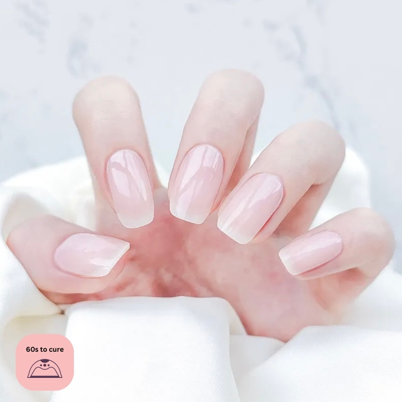 Cloud Clarity - Outlined Semi Cured Gel Nail Strips