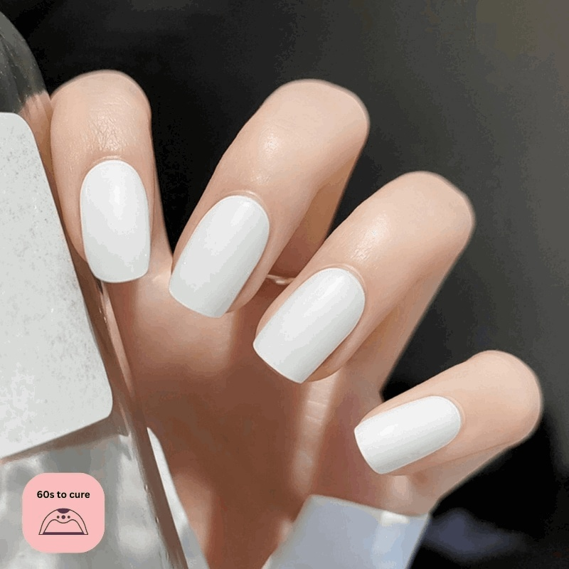 Cloud White-Semi Cured Gel Strips-Outlined