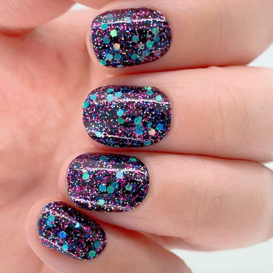 Cosmos-Adult Nail Wraps-Outlined