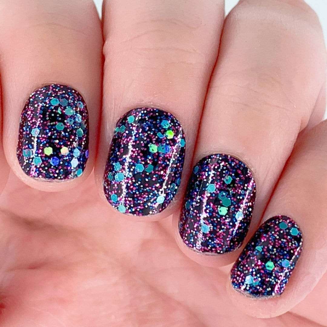 Cosmos-Adult Nail Wraps-Outlined