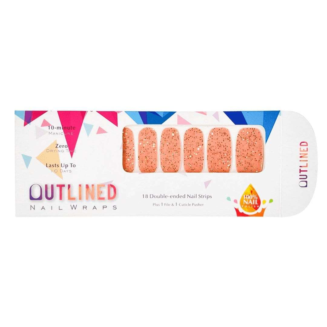 Dreamsicle-Adult Nail Wraps-Outlined