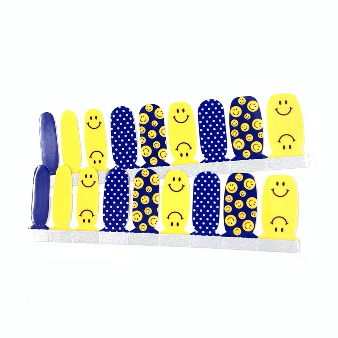 Emoji-Adult Nail Wraps-Outlined