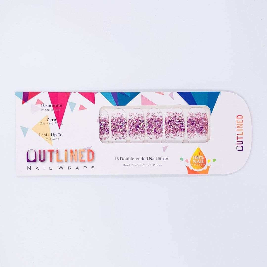 Fiji (Transparent)-Adult Nail Wraps-Outlined