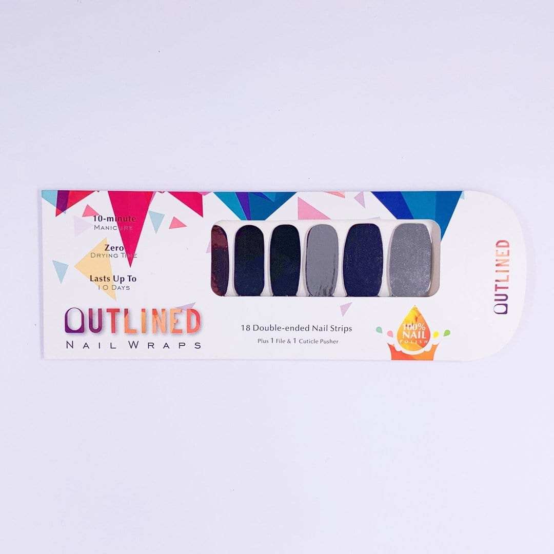 Flush Stone-Adult Nail Wraps-Outlined