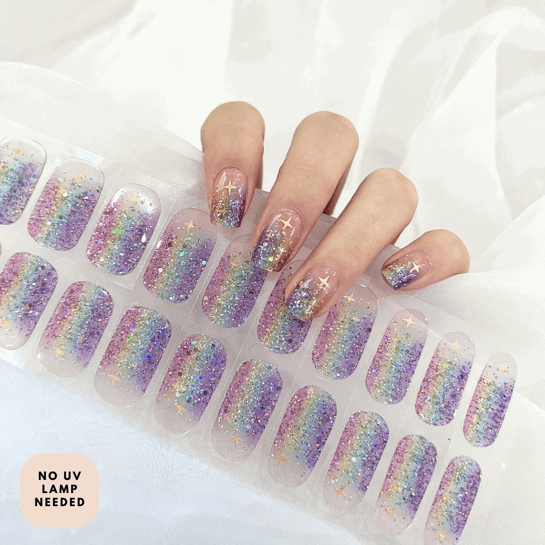 Galactic-Gel Nail Strips-Outlined