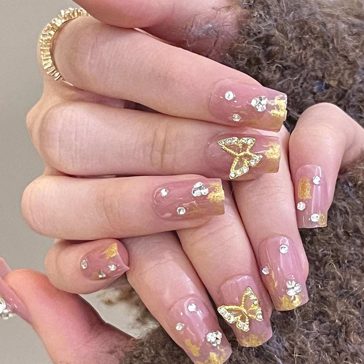 Gilded Wings - Press On Nails