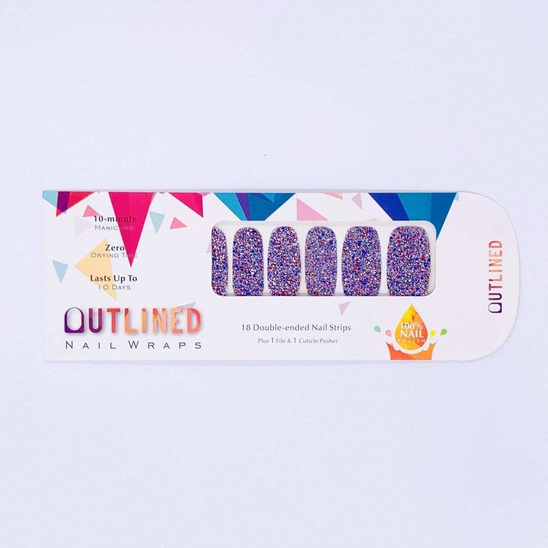 Ginza-Adult Nail Wraps-Outlined