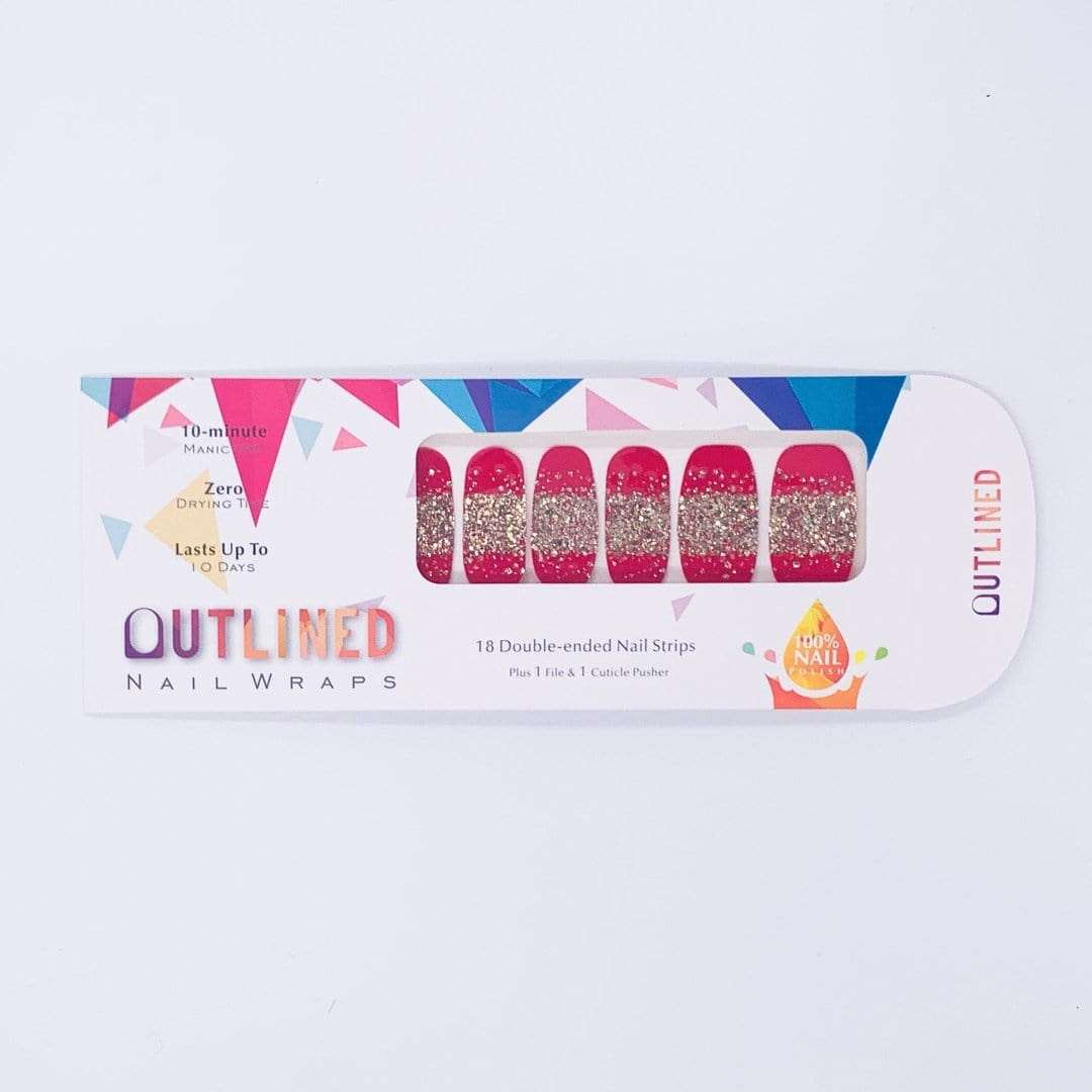 Glazed Days-Adult Nail Wraps-Outlined