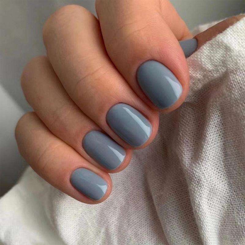 Hazy Blue - Press On Nails