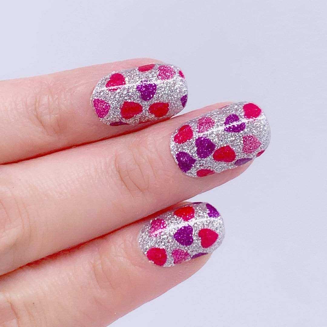 Heart to Heart-Adult Nail Wraps-Outlined