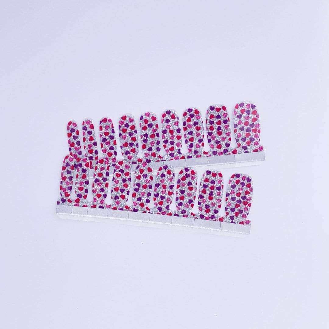 Heart to Heart-Adult Nail Wraps-Outlined