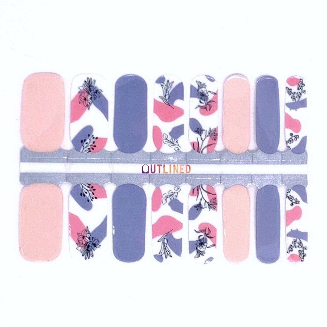 Hello Spring-Adult Nail Wraps-Outlined