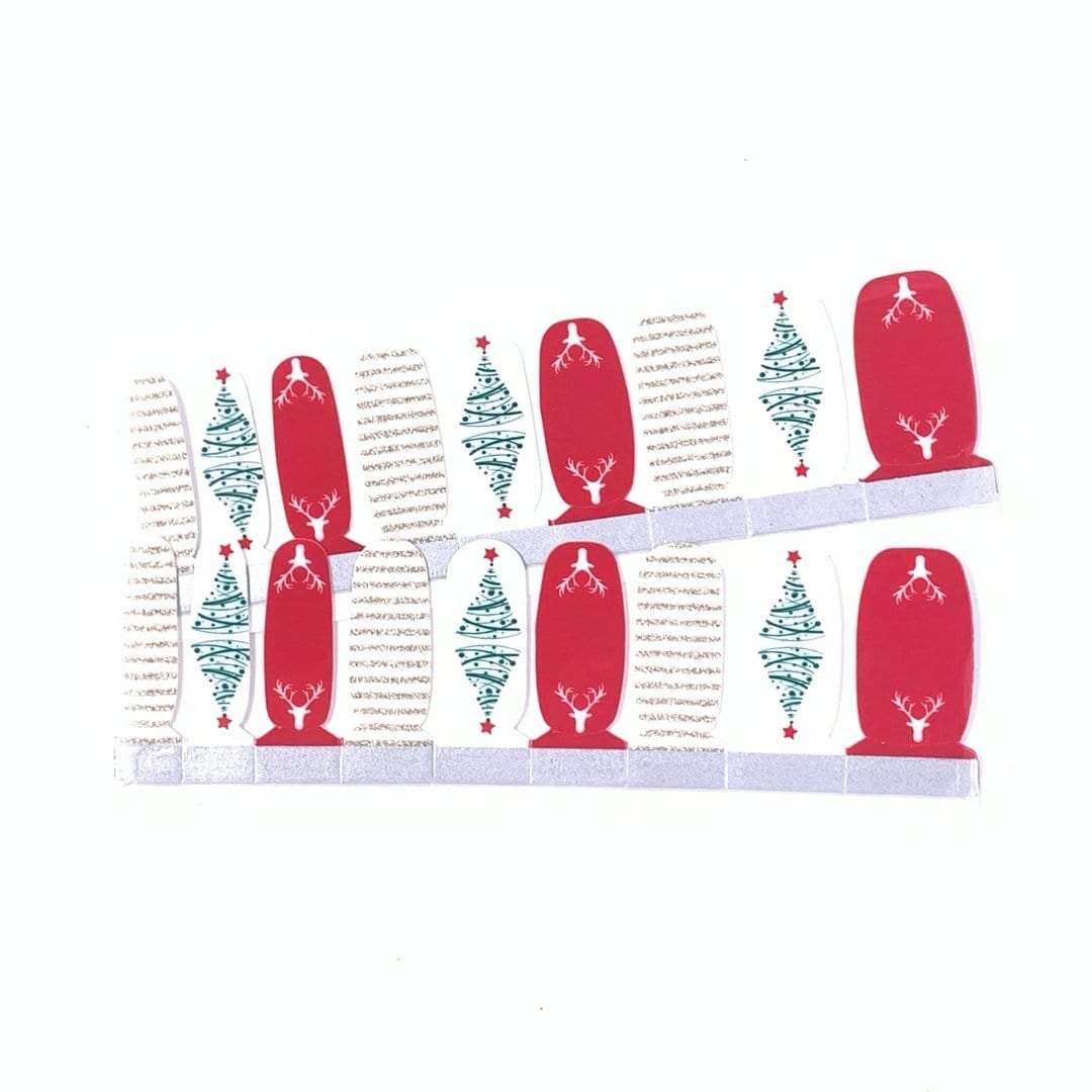 Holiday Cheer-Adult Nail Wraps-Outlined