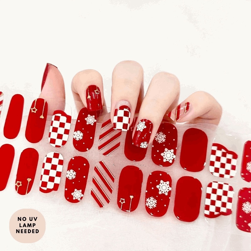 Holiday Harmony-Gel Nail Strips-Outlined