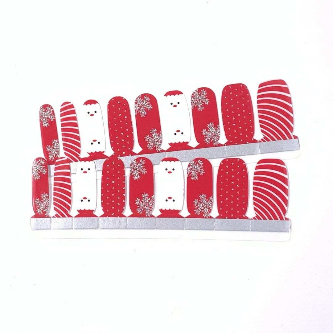 Holiday Wishes-Adult Nail Wraps-Outlined