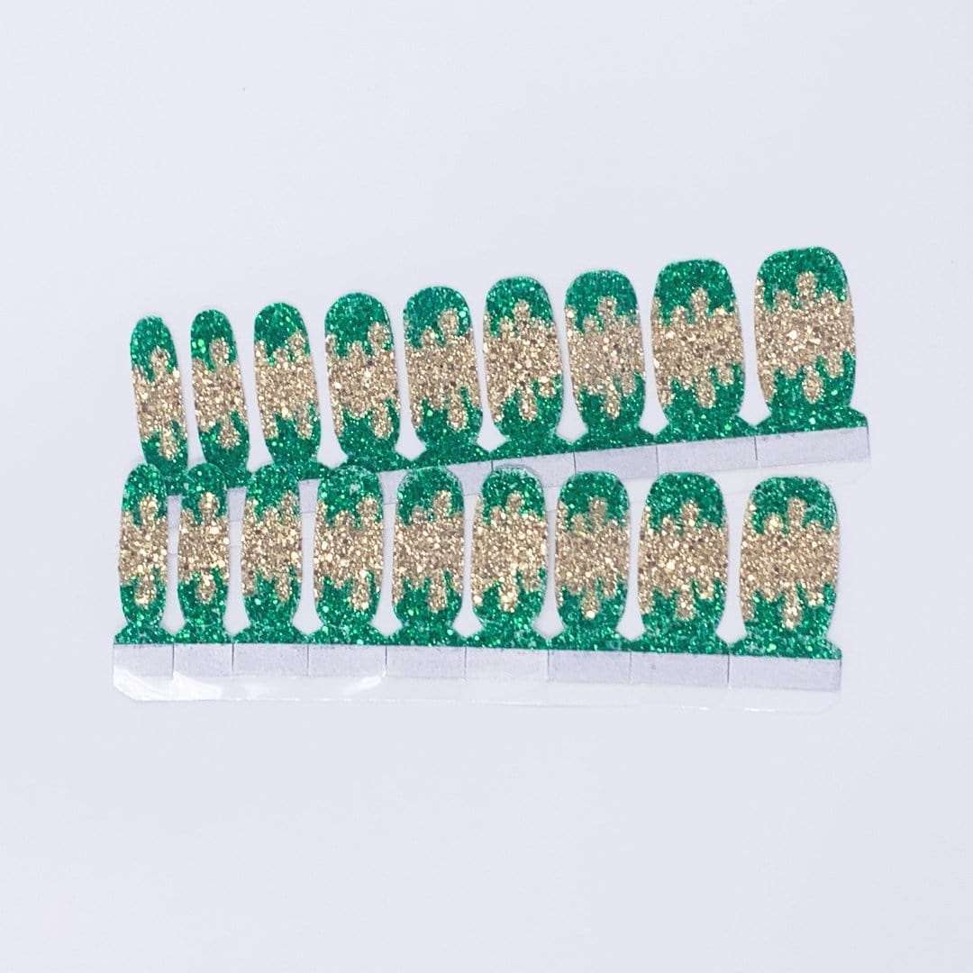 Jade to Measure-Adult Nail Wraps-Outlined