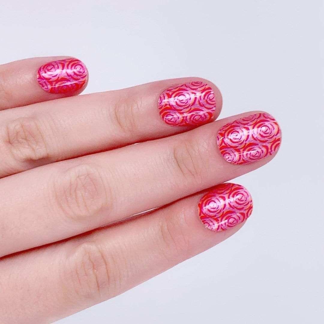 La Vie En Rose-Adult Nail Wraps-Outlined