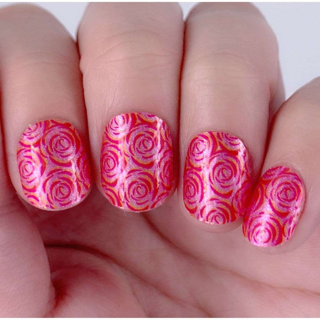 La Vie En Rose-Adult Nail Wraps-Outlined