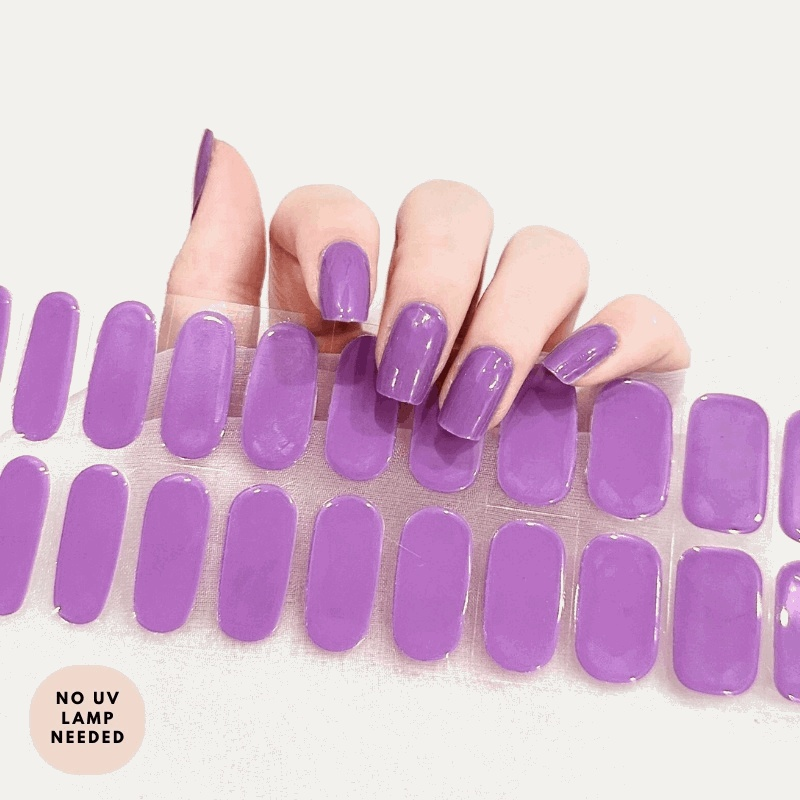 Lavender Love-Gel Nail Strips-Outlined