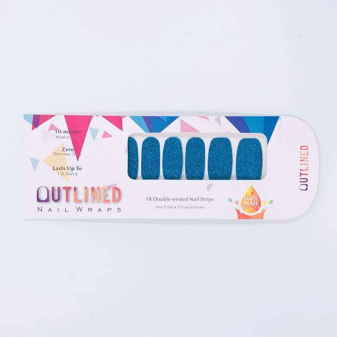 Let Love Sparkle-Adult Nail Wraps-Outlined