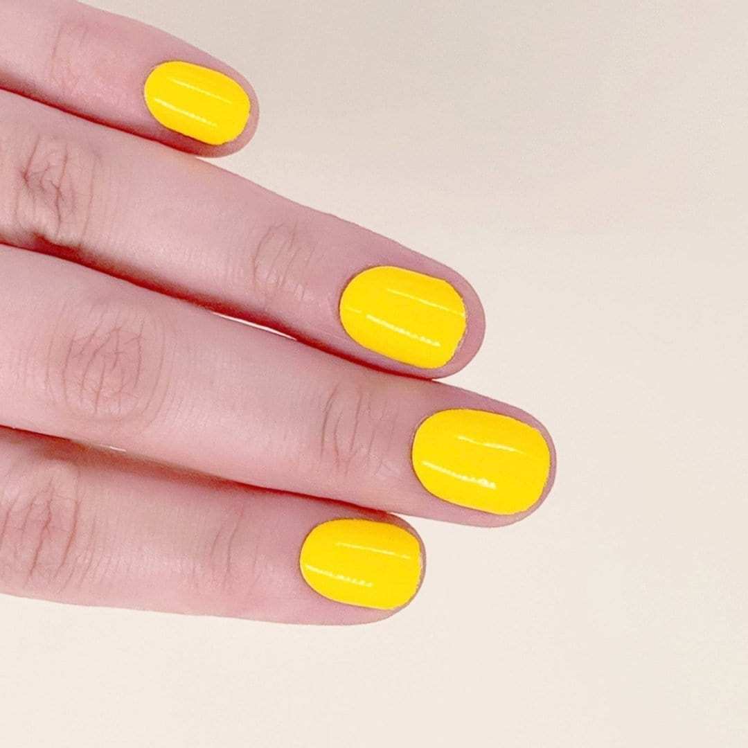 Luscious Lemon-Adult Nail Wraps-Outlined