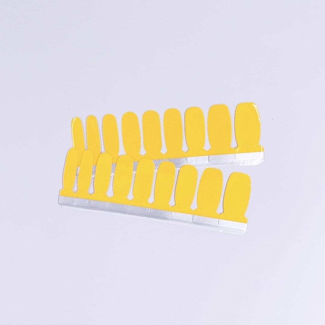 Luscious Lemon-Adult Nail Wraps-Outlined