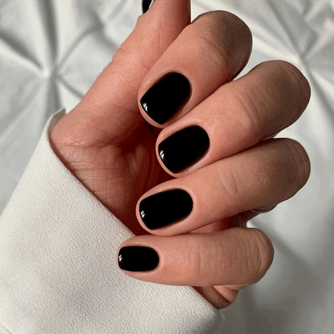 Midnight Obsidian-Press on Manicure-Outlined