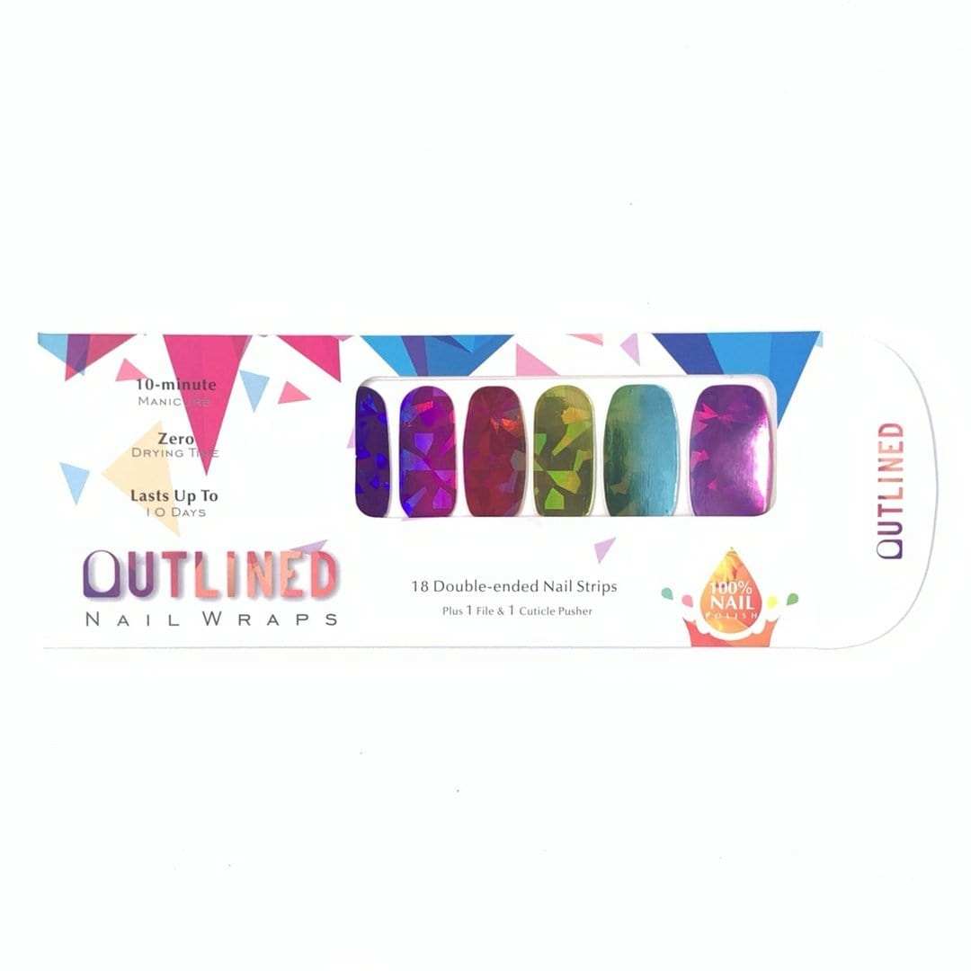 Milky Way-Adult Nail Wraps-Outlined