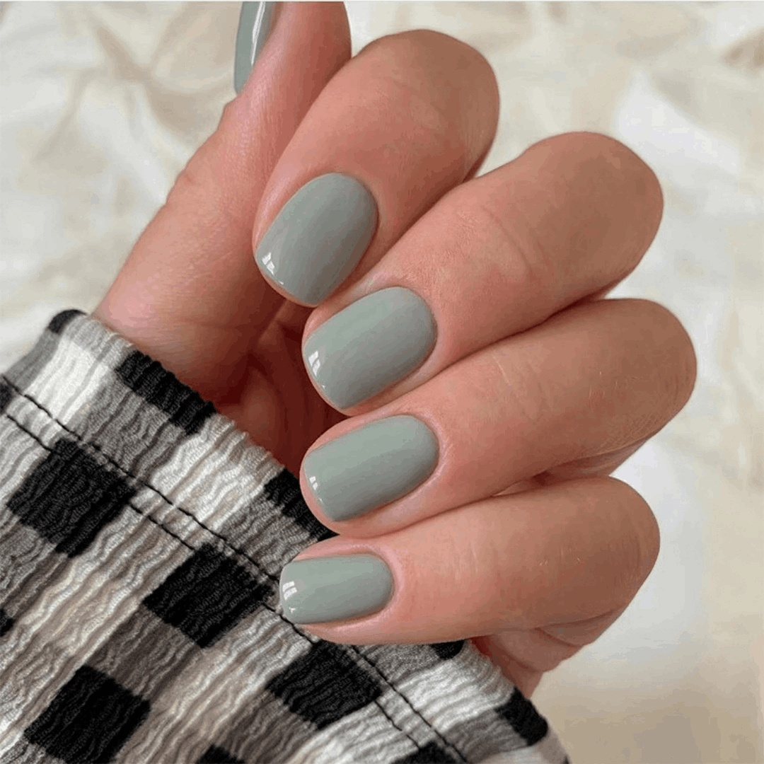 Misty Moonstone-Press on Manicure-Outlined