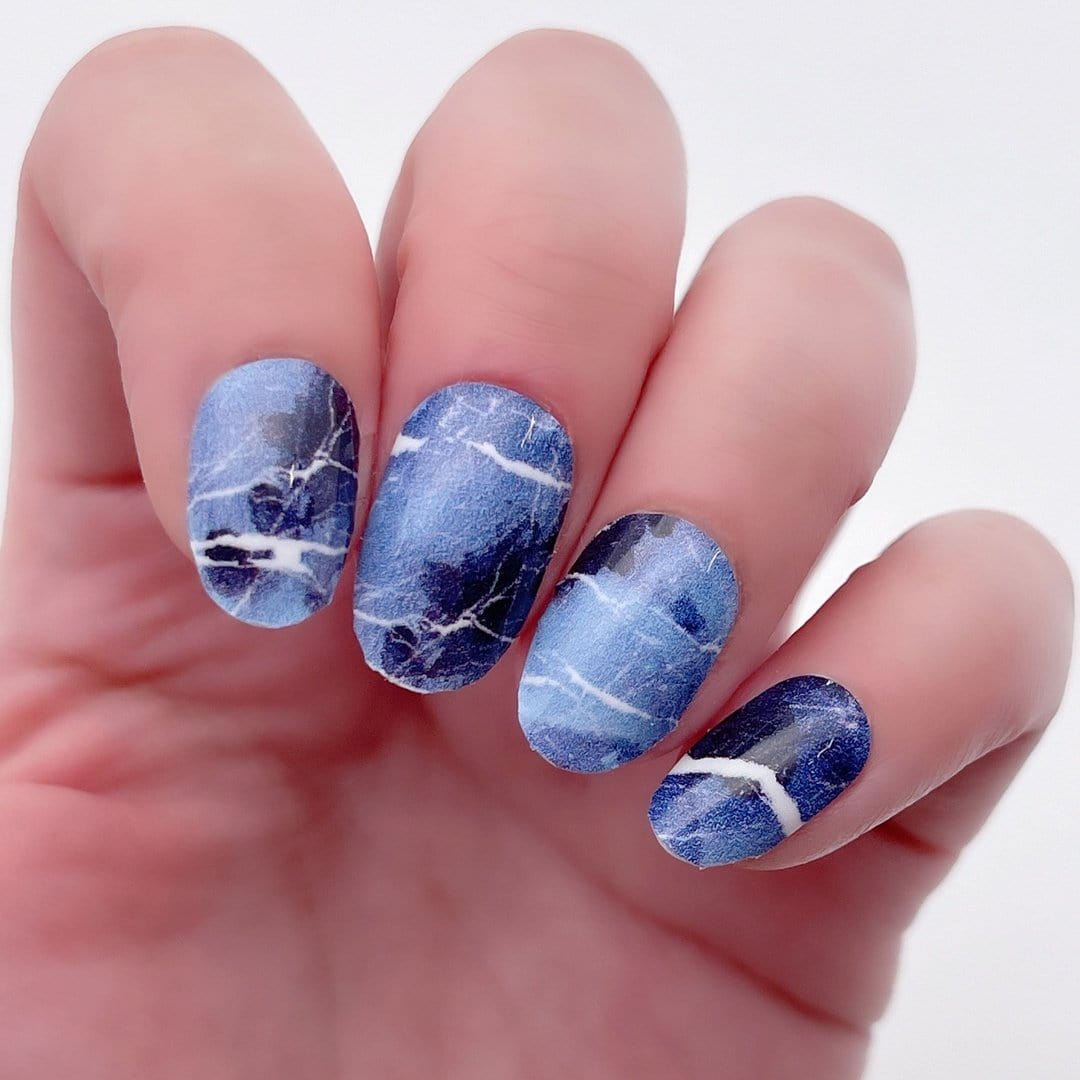 Northern Lights-Adult Nail Wraps-Outlined