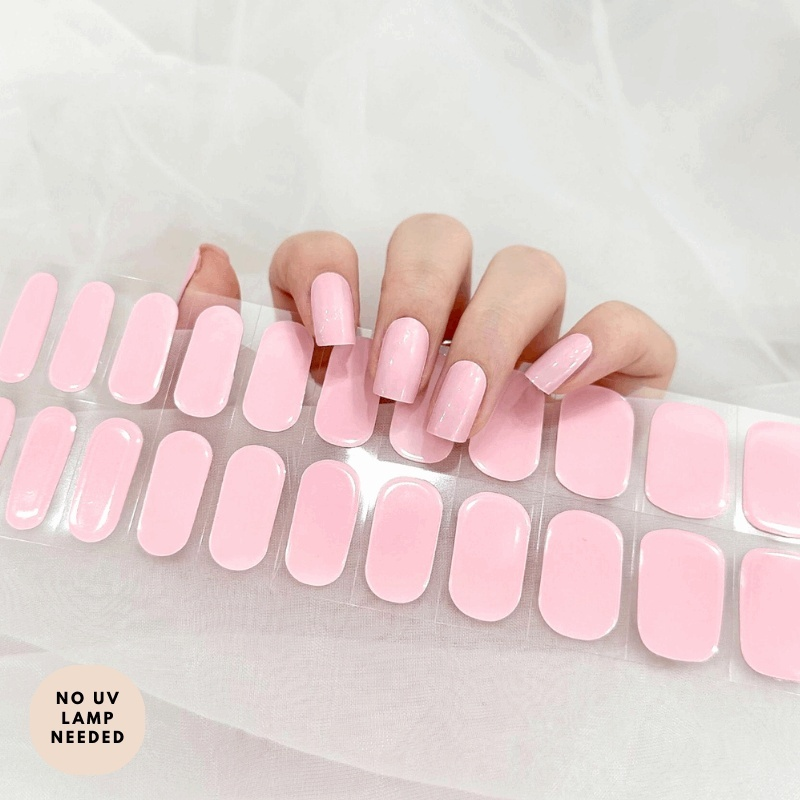 Pale Rose-Gel Nail Strips-Outlined