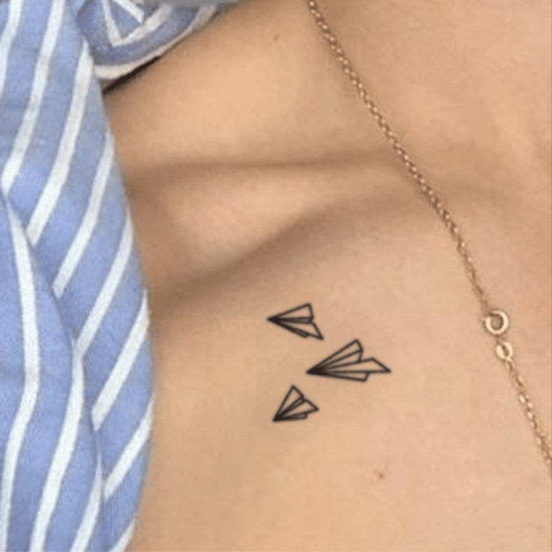 Paper Planes-Jagua Tattoos-Outlined