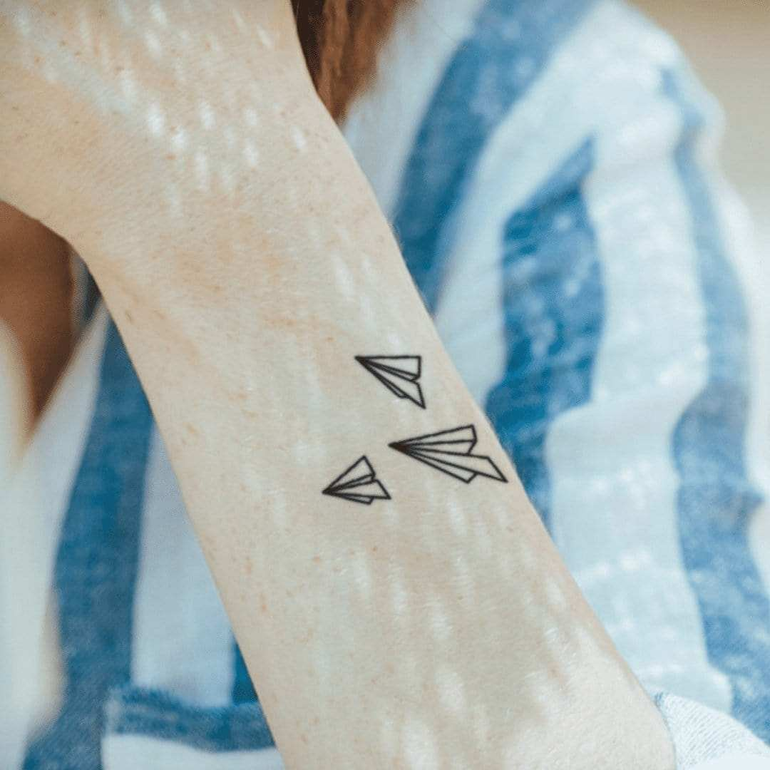 Paper Planes-Jagua Tattoos-Outlined