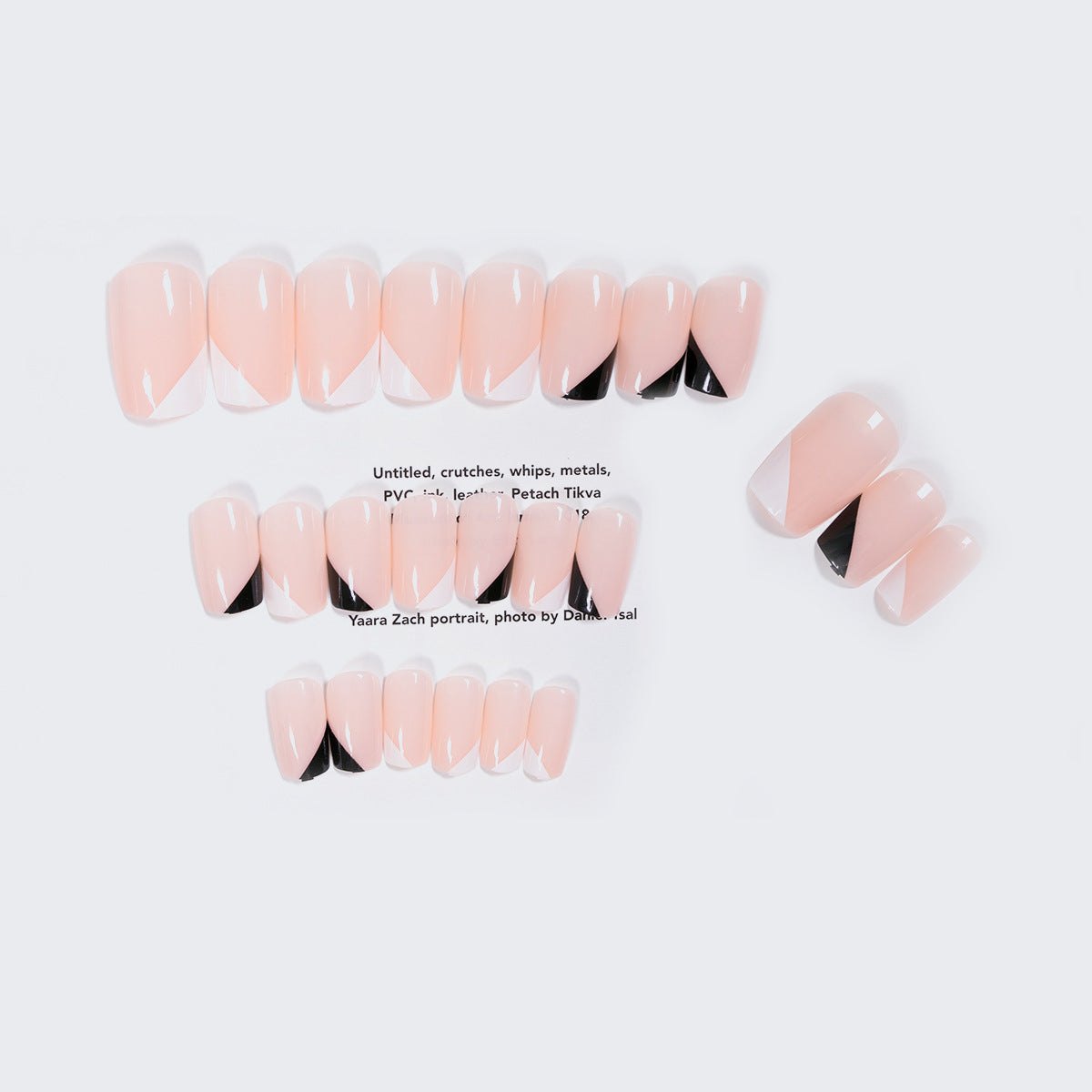 Piano Key-Press on Manicure-Outlined