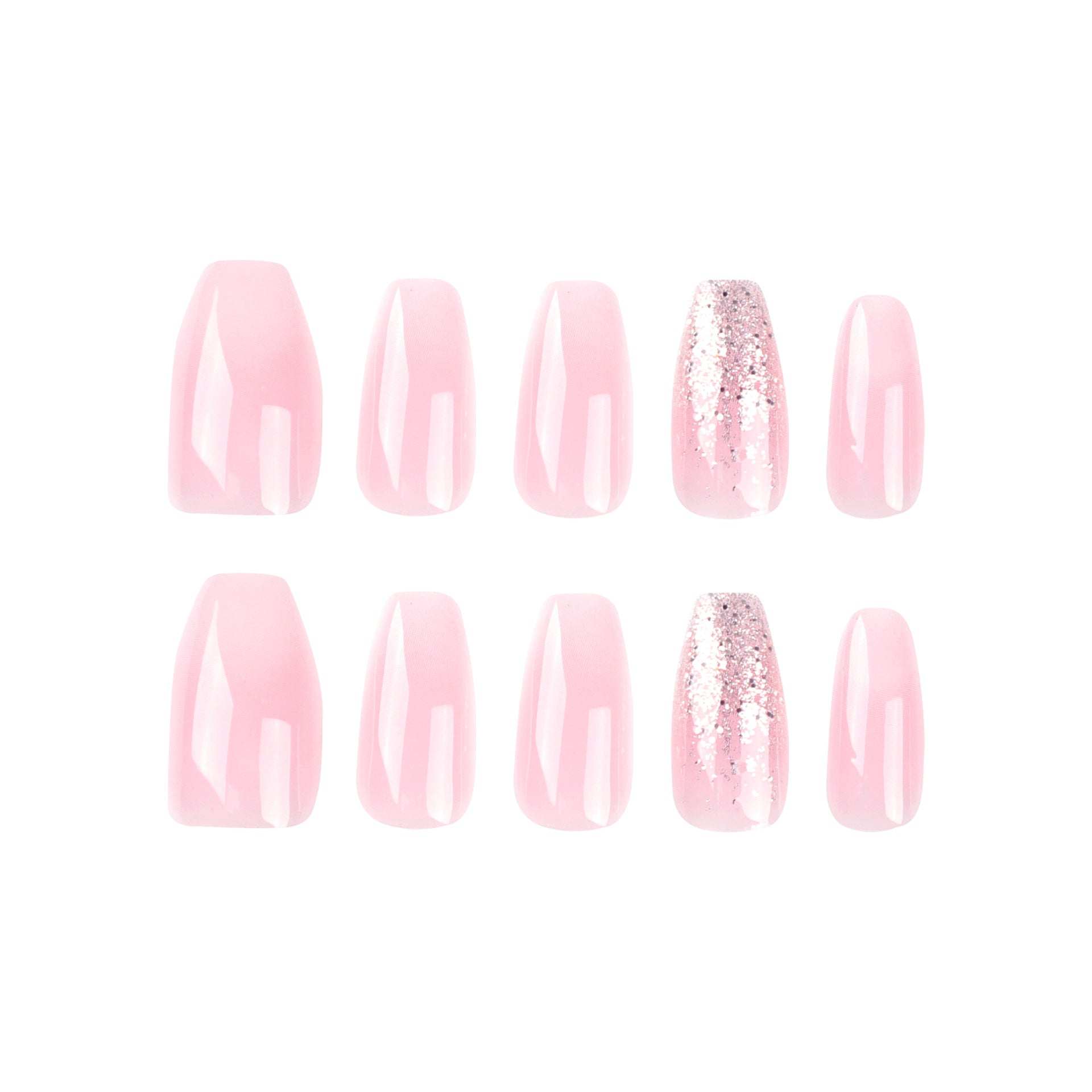 Pink Bling - Press On Nails